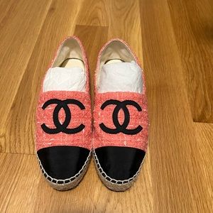 Chanel espadrilles in pink --- SOLD